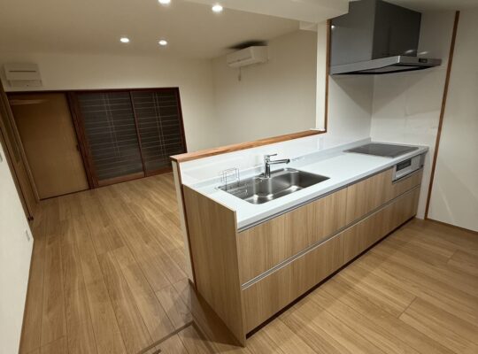 勝手口をリノベーション